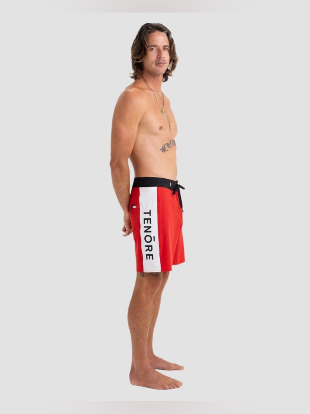 TENŌRE Team Boardshort 18.5 Cardinal Red